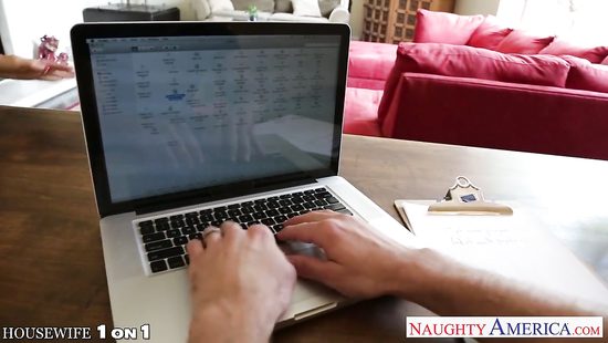 Sassy brunette shagged doggystyle on the carpet