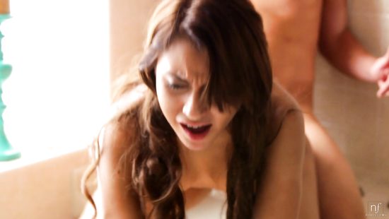 Ravishing dame riding huge cock reverse cowgirl