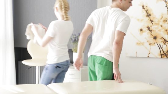 Blonde massaged and fucked roughly