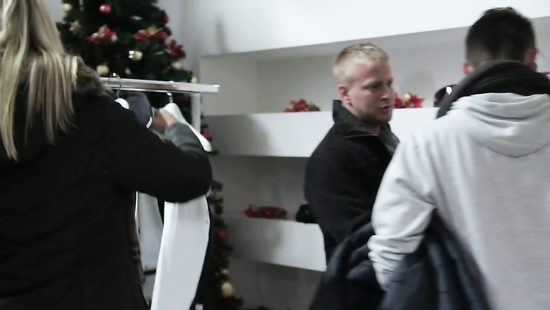 Blonde riding gigantic cock cowgirl