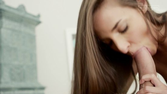 The look on a sexy blonde enjoying steamy sex