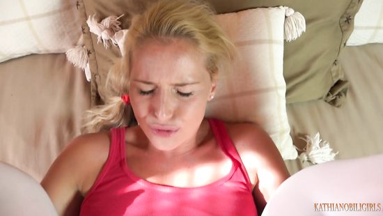 Hot blonde ditches yoga to fuck