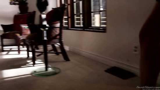 Slutty blonde bonked in the office