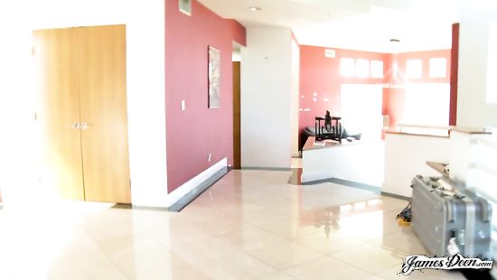 James Deen drilling whore's cunt and butt