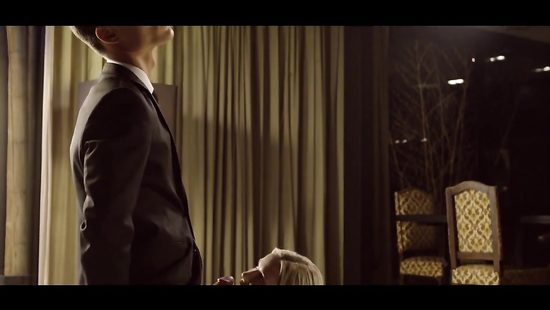 Erotic blonde wearing tempting stockings fucked hardcore