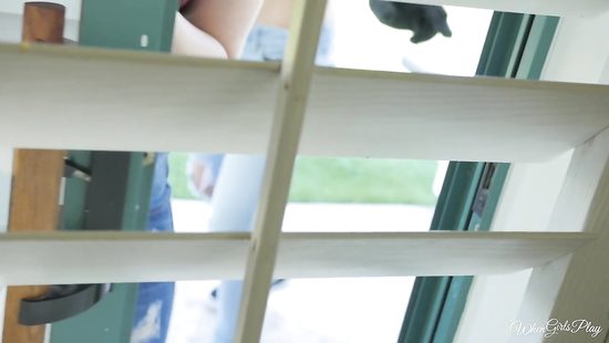 Sensual blondes doing it erotically