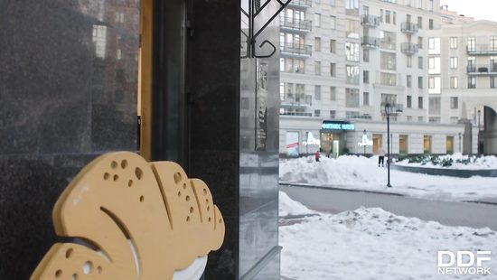 Dude soaking cock in Sonya Sweet's drenched pussy