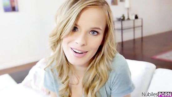 Blonde gets her hairy cunt banged hardcore