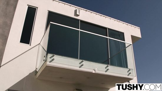 Dudes teaming up against horny brunette