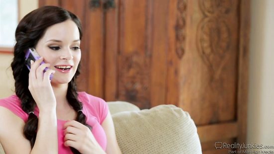 Massive cock made brunette moan the entire time