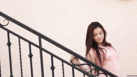 Hot teen seductively rubbing one out