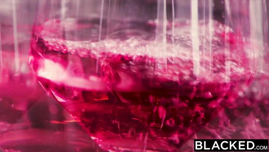 Naughty blonde stomaching her first BBC