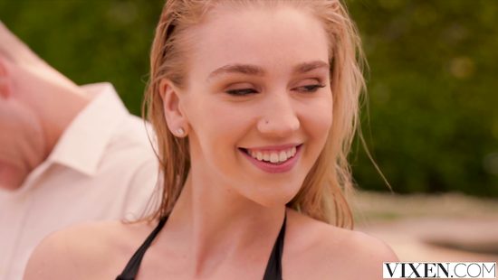 Huge white cock hits rougher than blonde expected