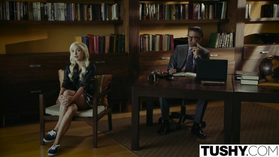 Blonde's tight butthole wasn't spared either