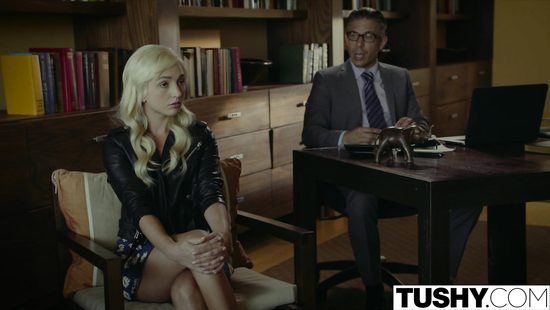 Blonde's tight butthole wasn't spared either