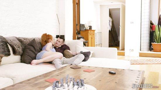 Stud's huge cock is a handful for the horny girls