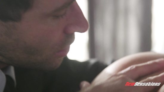 Hottie in a sensual encounter with James Deen