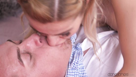 Huge cock sunk all the way in