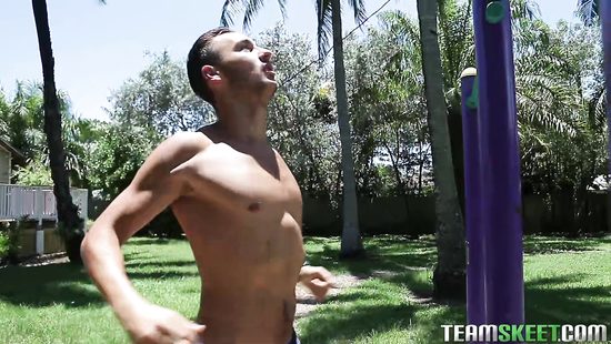 Woman's trainer fucks her too