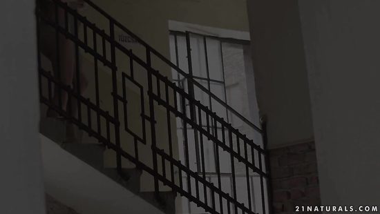 Alluring blonde bonked roughly