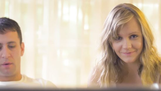 Inflamed sluts banged in a fascinating threesome