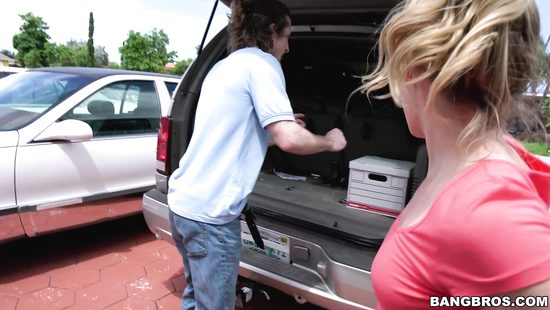 Seductive whore banged on her bicycle and on comfy sofa