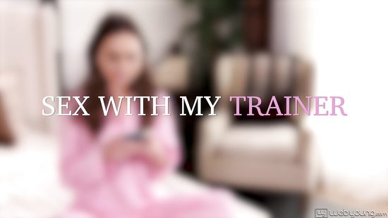 Lesbian yoga trainer feasting on trainee