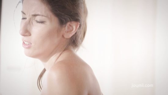 Whore lusting over huge white cock