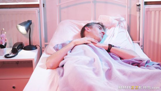 Brunette fucked in the ass with gigantic shaft