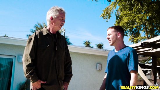 Pretty blonde enjoys ride on huge white cock