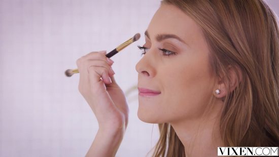 Two horny babes fucked by same stud