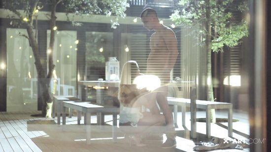 Sensual sex by the fireplace