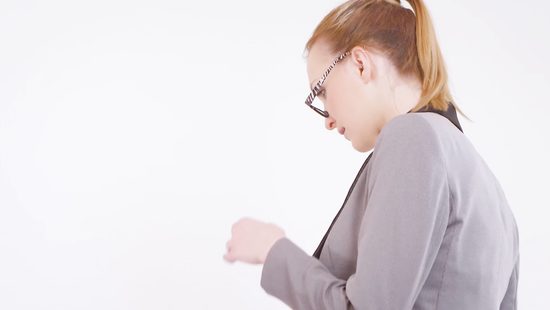 Lad hammering dame's clearly shaved cunt