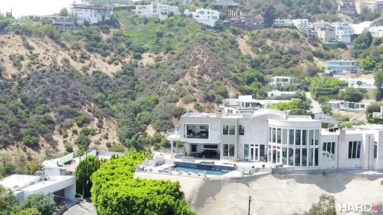 Huge cock shoved up harlot's booty