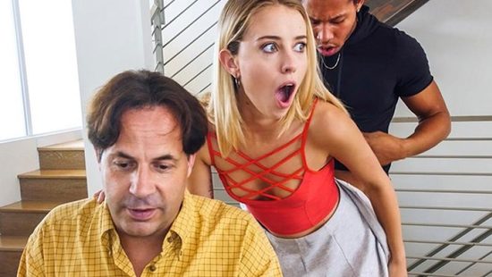 Naughty pair can't keep their hands off each other