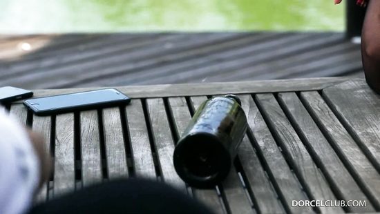 Naughty schoolgirls fucked in a foursome