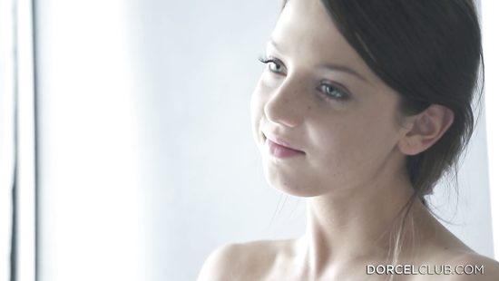 Curvy dame withstanding raging white cock