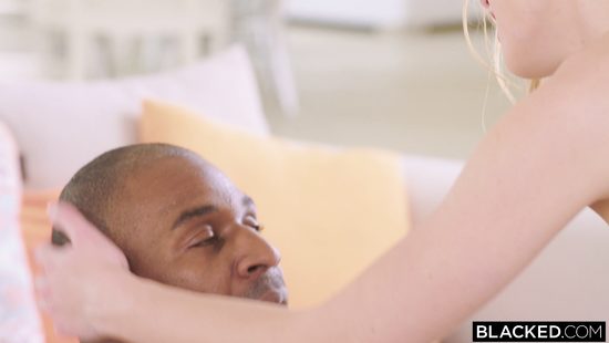 Bitchy blonde is eager to try a huge black pecker