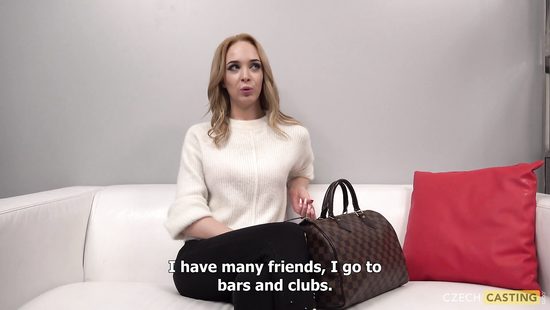 Blonde fucked at casting couch