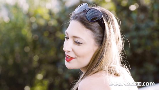 Horny couple is fucking outdoors