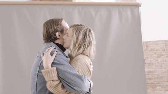 Tattooed brute fucks lovely blonde
