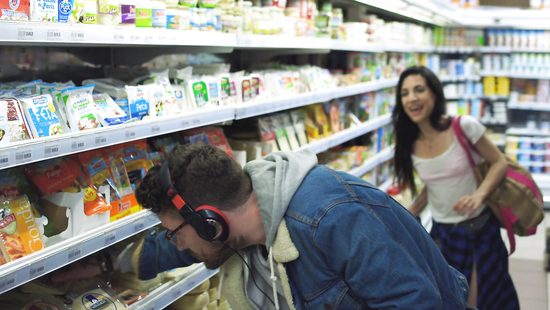 Chick banged at the store