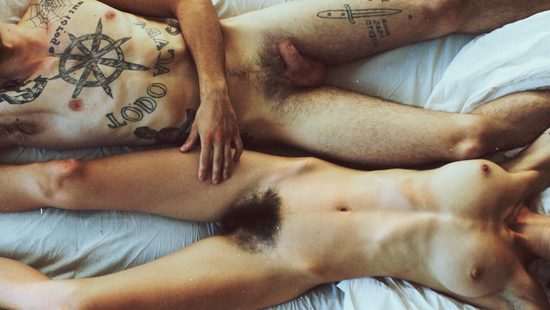 Hairy pussy gets hard cock