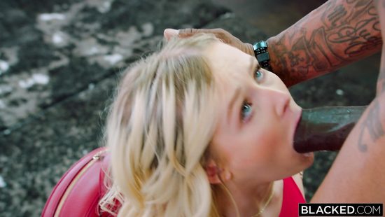 She's fucked by black stallion