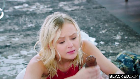 She's fucked by black stallion