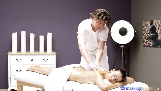 Brunette cutie massaged and fucked