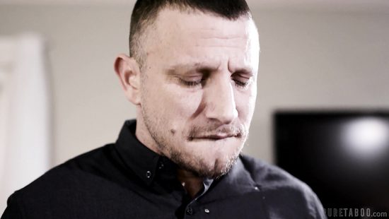 Tattooed man fucking blonde cutie