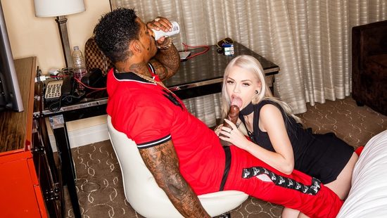 Black cock penetrate tiny blonde