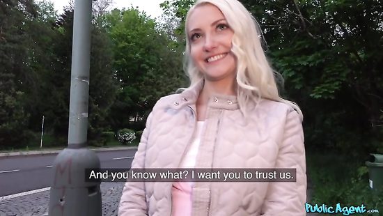 Amateur blonde fucked on camera