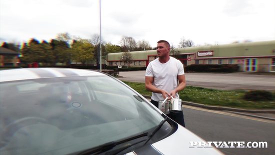 Two workers fucking amazing brunette